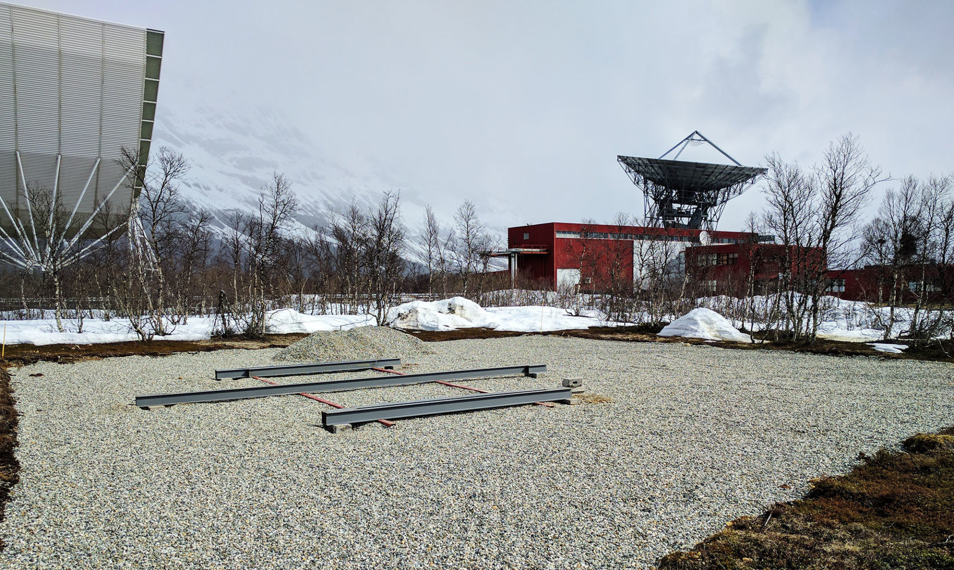 Tromsø construction site for the EISCAT_3D test array